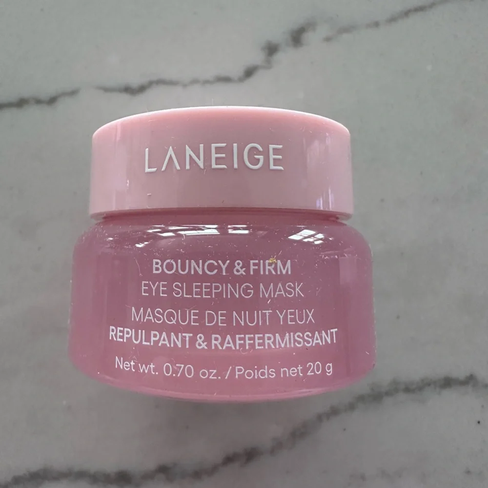 LANEIGE Bouncy & Firm Eye Sleeping Mask w/Caffeine Niacinamide Korean Beauty NIB